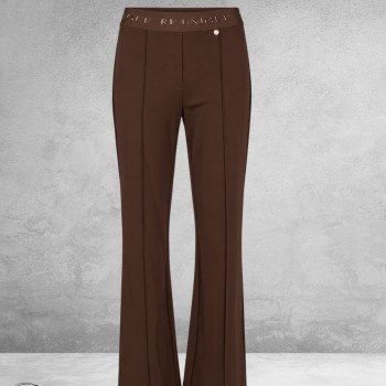 ROBELL Broek Joella Bootcut Bruin