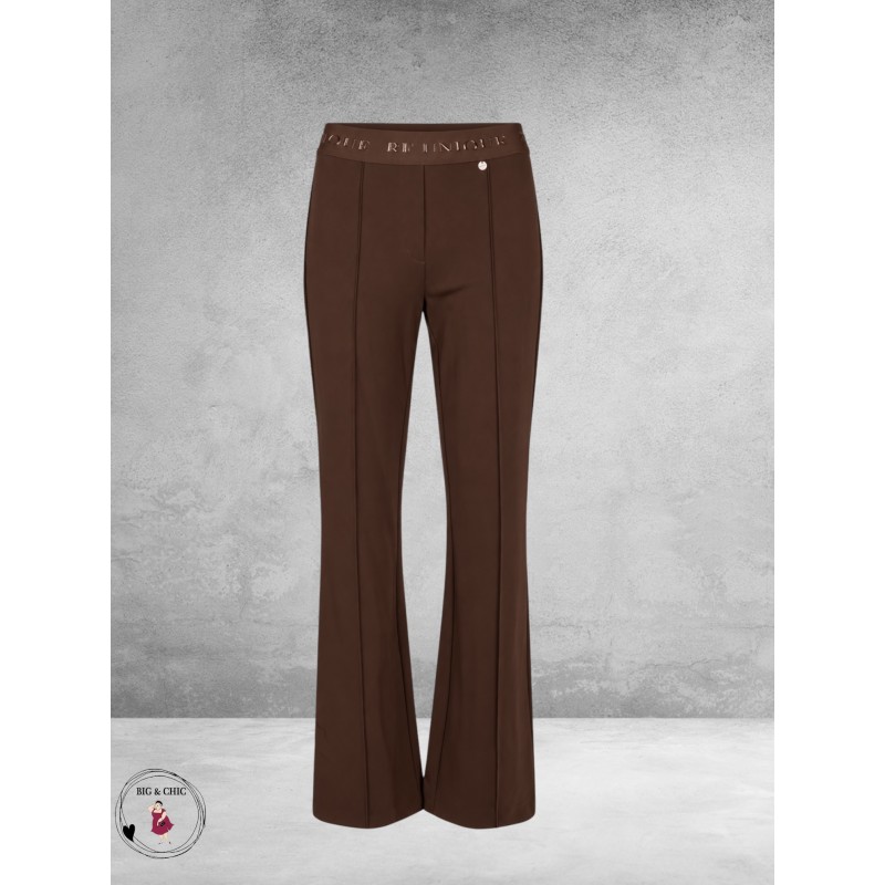 ROBELL Broek Joella Bootcut Bruin