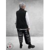 SINNE DESIGN Gilet Zwart Suède-Look