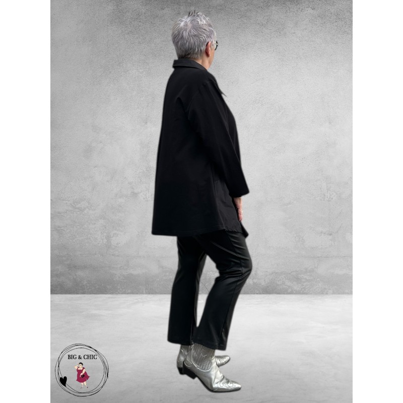 SINNE DESIGN Tuniek Zwart Gesp