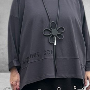 SINNE DESIGN Trui Antraciet