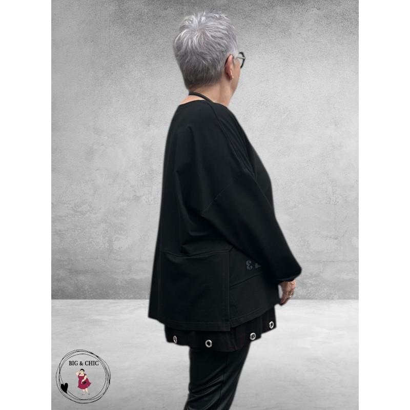 SINNE DESIGN Sweater Zwart/Grijs