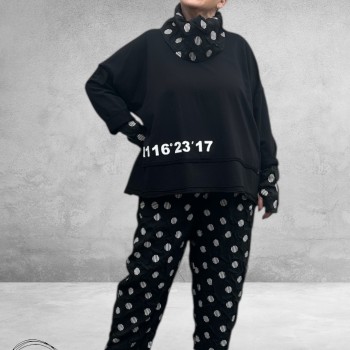 SINNE DESIGN Ballonbroek Zwarte Rondjes