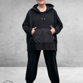 SINNE DESIGN Hoodie Stoer Zwart