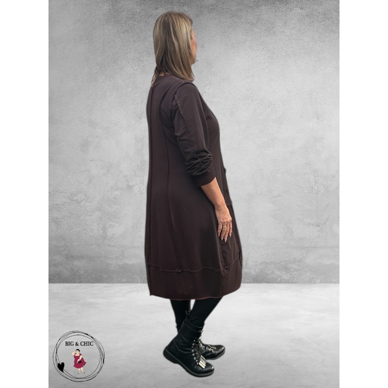 SINNE DESIGN Jurk Bruin