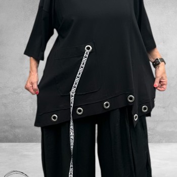 Sinne Shirt Zwart Met WAUW Factor