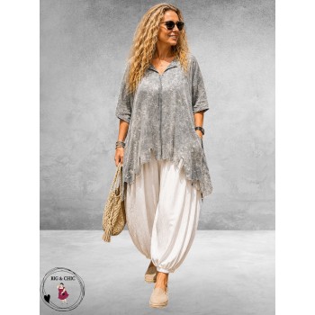 Sinne Shirt Apart en Stoer Vintage Grijs