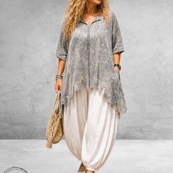 Sinne Shirt Apart en Stoer Vintage Grijs