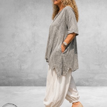 Sinne Shirt Apart en Stoer Vintage Grijs