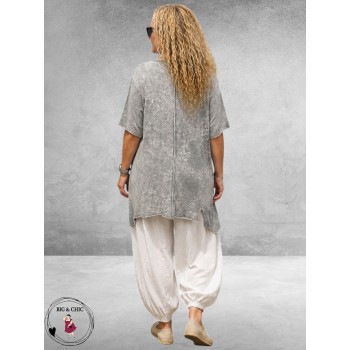 Sinne Shirt Apart en Stoer Vintage Grijs