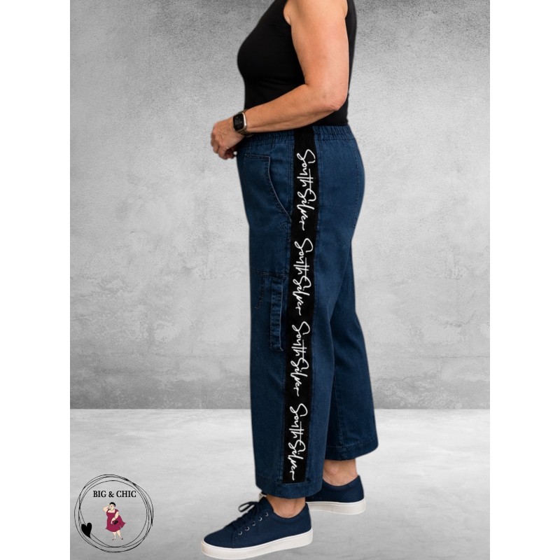 Sinne Jeans Stoer Met Inzet