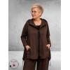 Sinne Jas/Vest Puntcapuchon Bruin