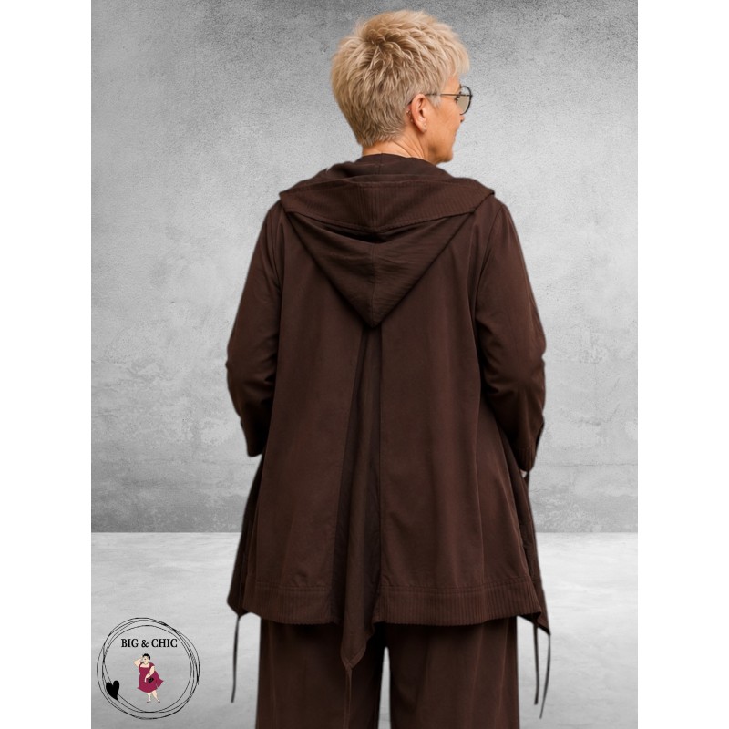 Sinne Jas/Vest Puntcapuchon Bruin