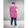SISSI Gilet Gebreid Franjes Roze