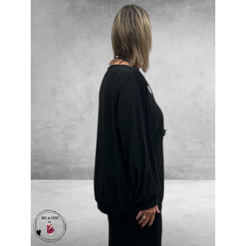 STUDIO Shirt Ema Zwart 