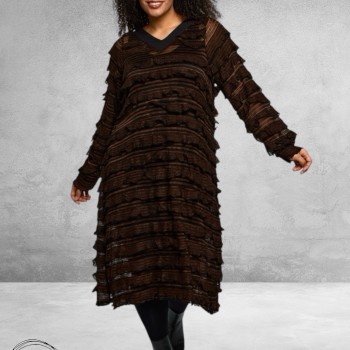 STUDIO Jurk Edith Brown