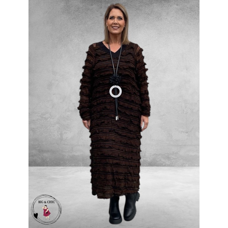 STUDIO Jurk Edith Brown