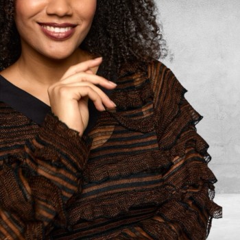 STUDIO Jurk Edith Brown