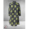 STUDIO Tuniek/Blouse Emilie Zwart/Groen Ruit