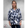 STUDIO Blouse Feodora Blauw/Wit