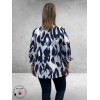 STUDIO Blouse Feodora Blauw/Wit