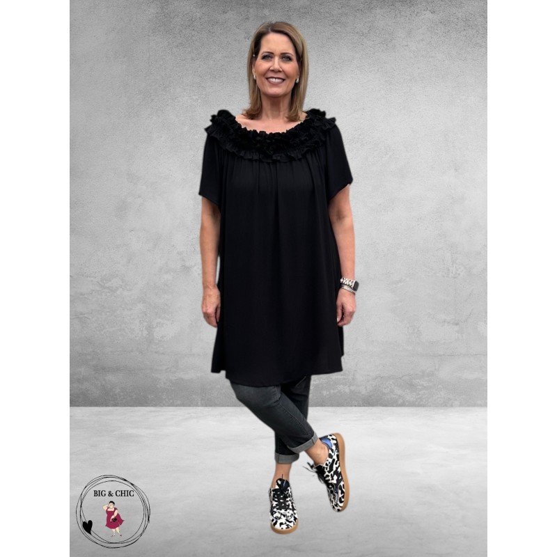 NO.1 by OX  Jurk/Tuniek Carmen Zwart