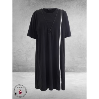 Studio Jurk Fenja Sportief Zwart-Wit