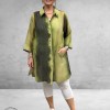 Studio Long-Blouse Emilie Groen Multi