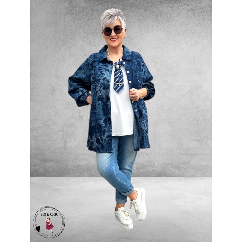 STUDIO Shirt/Blouse Ellie Dark Blue Denim