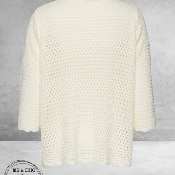 Studio Vest Met Bloemen Applicatie Wit