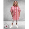 Studio Blouse-Tuniek Emelie Rood-Wit-Streep