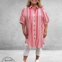 Studio Blouse-Tuniek Emelie Rood-Wit-Streep