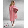Studio Blouse-Tuniek Emelie Rood-Wit-Streep