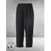 Studio Broek 7/8 Zomer Zwart 