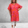 STUDIO Jurk Ada Zomer Oranje/Pink