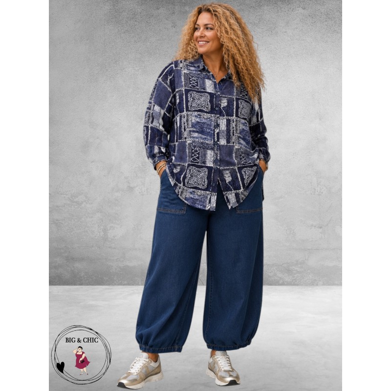 Studio Blouse Britta Blauwtinten