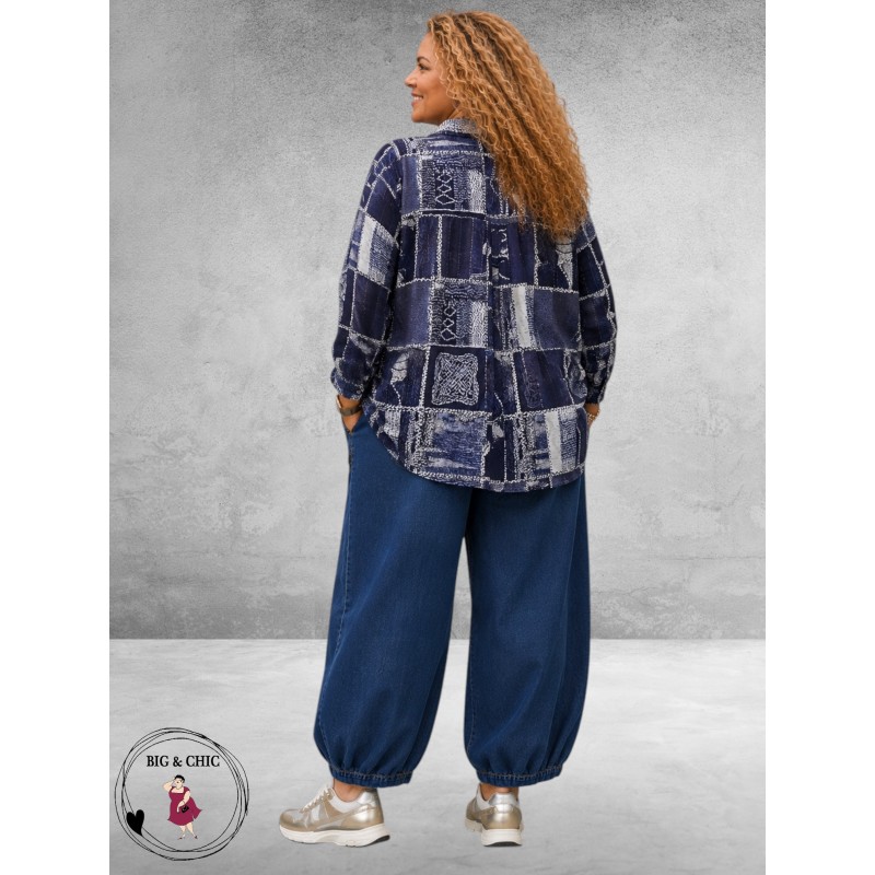 Studio Blouse Britta Blauwtinten