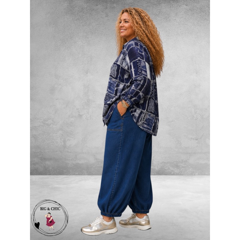 Studio Blouse Britta Blauwtinten