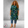 Studio Jurk/Dress Lise Blue Green Print 