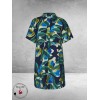 Studio Jurk/Dress Lise Blue Green Print 