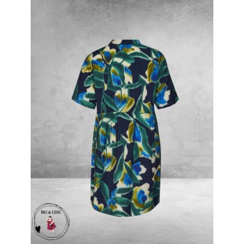Studio Jurk/Dress Lise Blue Green Print 