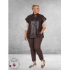 Studio Gilet Eloria Bruin 