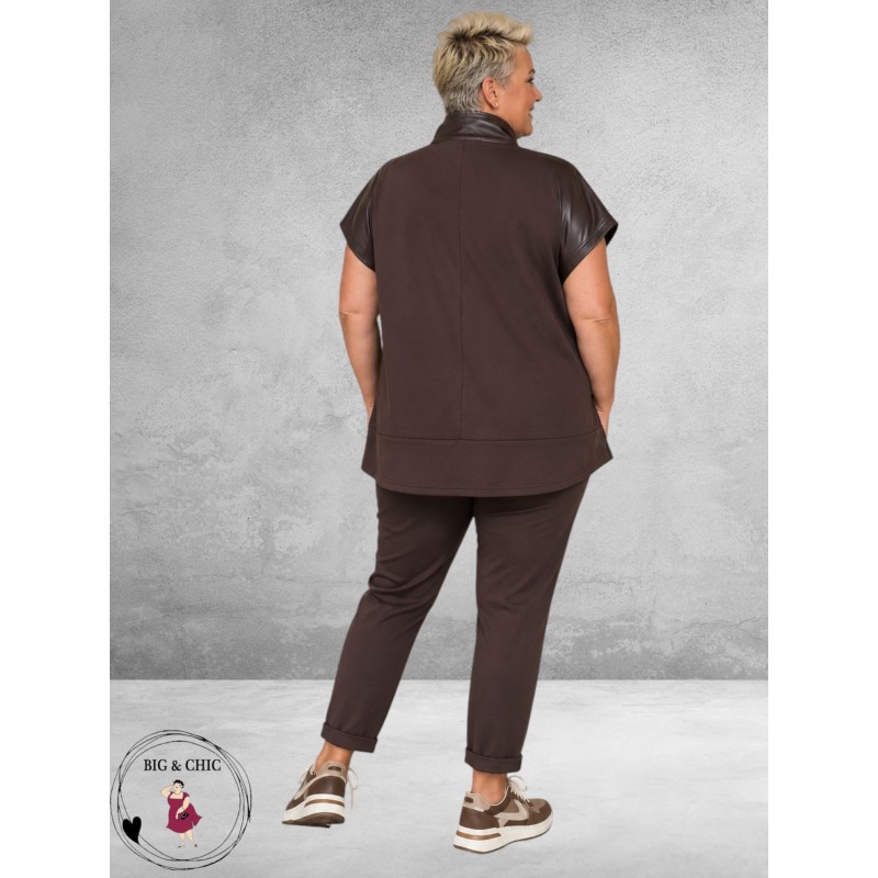 Studio Gilet Eloria Bruin 