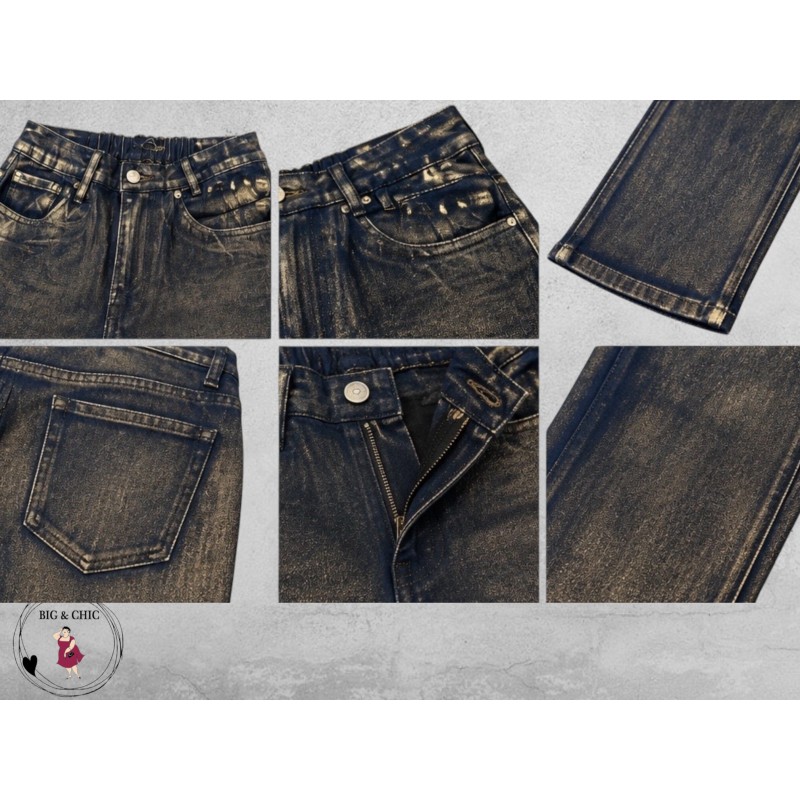 STUDIO Jeans Blauw/Goud