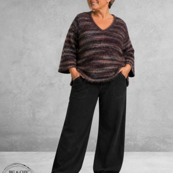 STUDIO Trui Aveline Multi Color Stripes