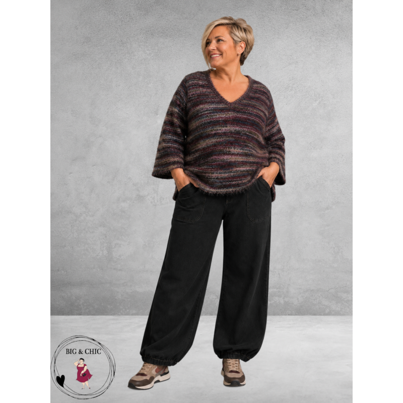 STUDIO Trui Aveline Multi Color Stripes