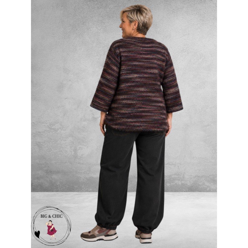 STUDIO Trui Aveline Multi Color Stripes
