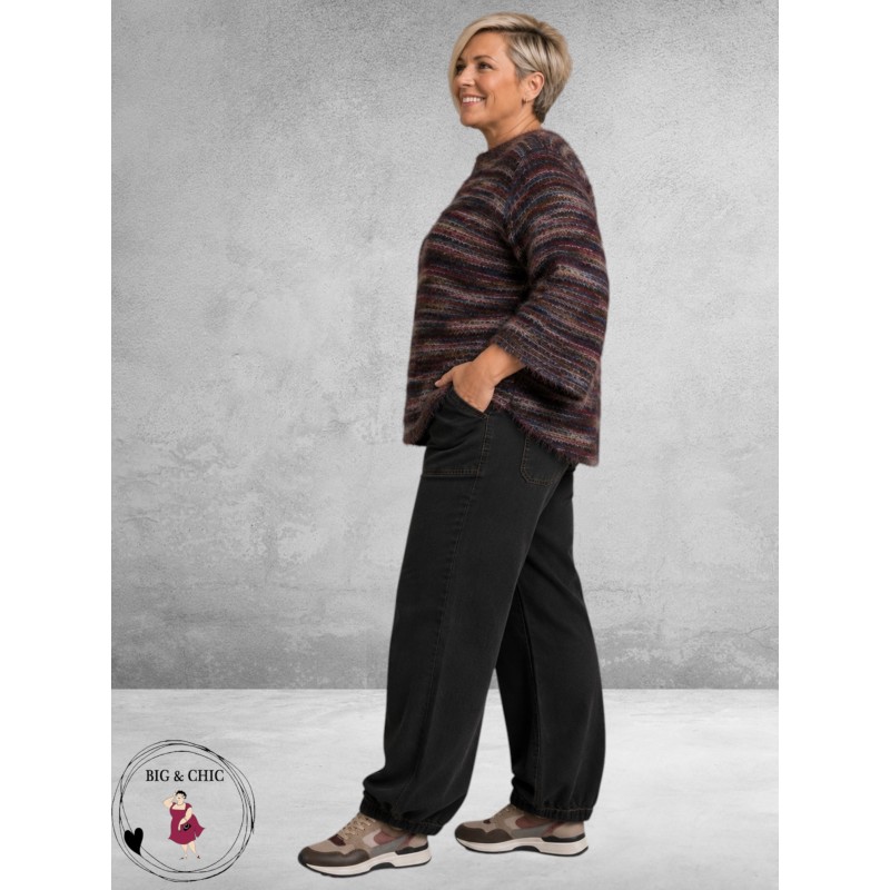 STUDIO Trui Aveline Multi Color Stripes