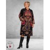 GOZZIP Jurk Michelle Zwart/Beige/Roze