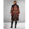 GOZZIP Jurk Michelle Zwart/Beige/Roze